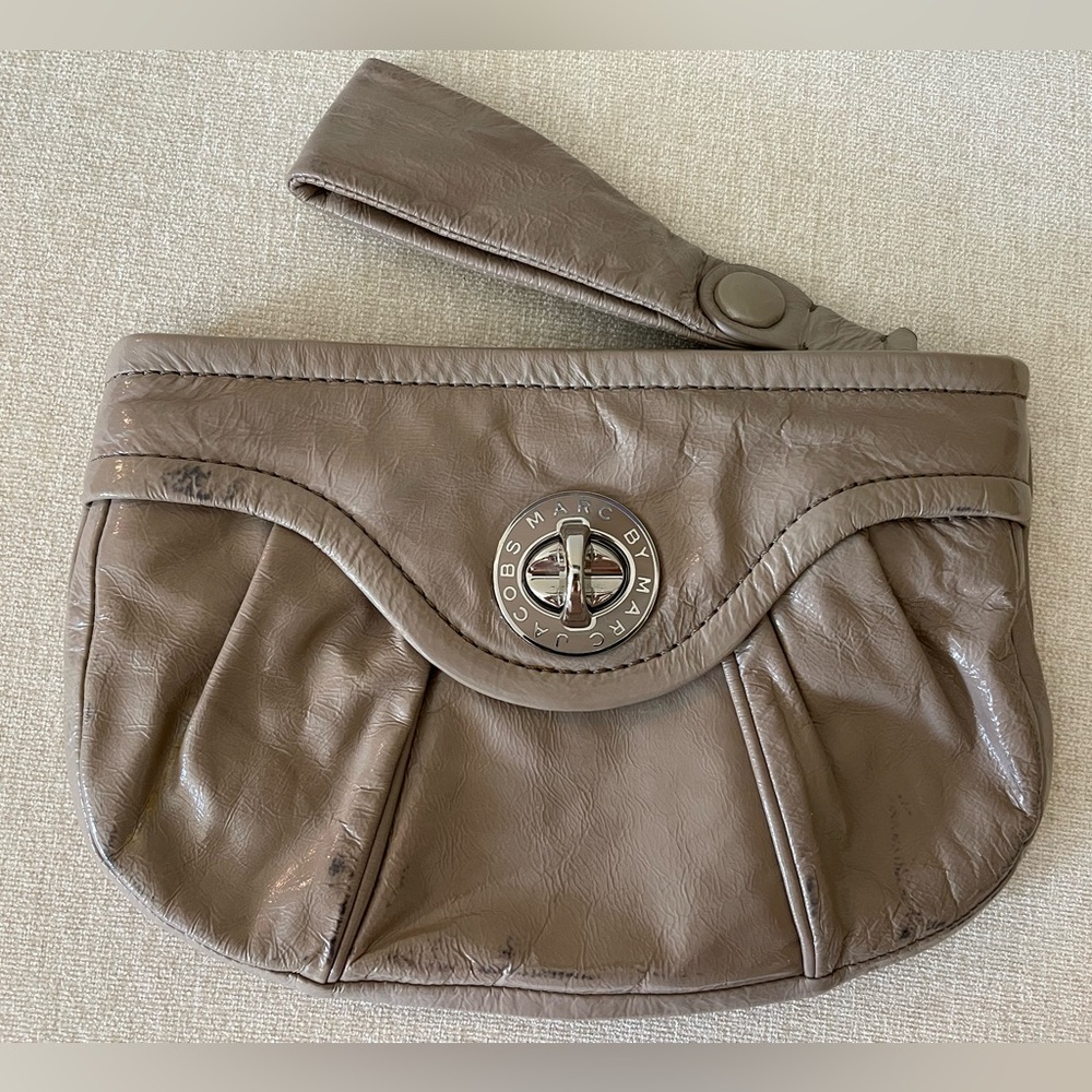 Marc by Marc Jacobs patent leather clutch